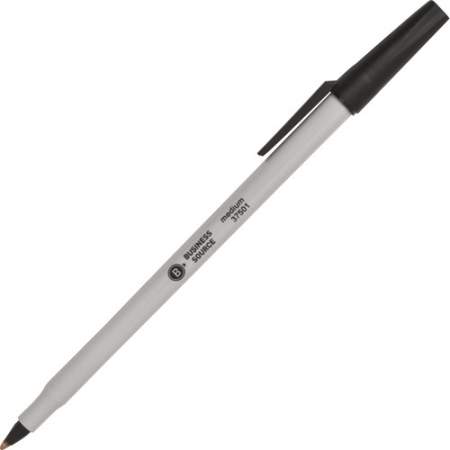 Business Source Medium Point Ballpoint Stick Pens (37501)