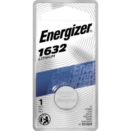 Energizer 1632 Lithium Coin Battery, 1 Pack (ECR1632BP)