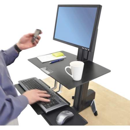 Ergotron WorkFit-S Single HD with Worksurface+ (33351200)