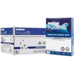 BOISE POLARIS Premium Multipurpose Copy Paper, 8.5" x 11" Letter, 97 Bright White, 20 lb., 10 Ream Carton (5,000 Sheets) (POL8511)