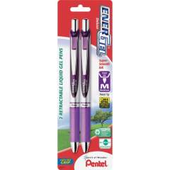 Pentel EnerGel Pearl Retractable Liquid Gel Pens (BL77BP2V)