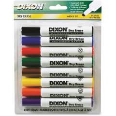 Dixon Wedge Tip Dry Erase Markers (92180)