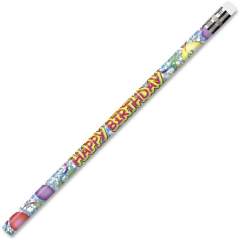 Moon Products Happy Birthday Design No. 2 Pencils (7940B)