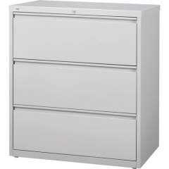 Lorell 3-Drawer Light Gray Lateral Files (88029)