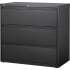 Lorell 3-Drawer Black Lateral Files (88031)