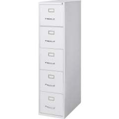 Lorell Commercial Grade 28.5'' Letter-size Vertical Files - 5-Drawer (88041)