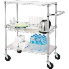 Lorell 3-Tier Rolling Carts (84858)