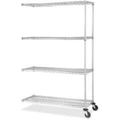 Lorell Industrial Wire Shelving Add-on Unit (84179)