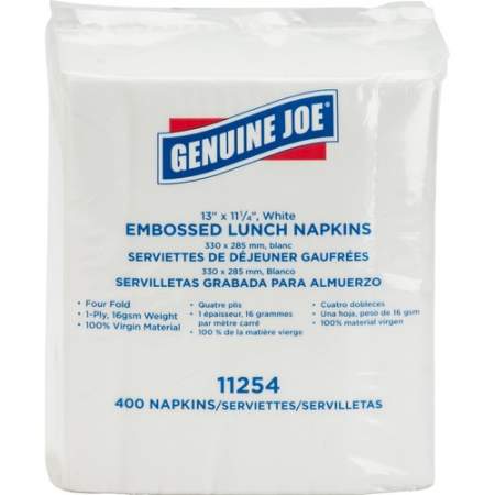 Genuine Joe White Lunch Napkins (11254)