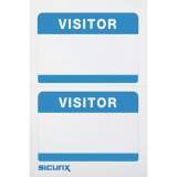 SICURIX Self-adhesive Visitor Badge (67630)