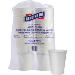 Genuine Joe Lined Disposable Hot Cups (19047CT)