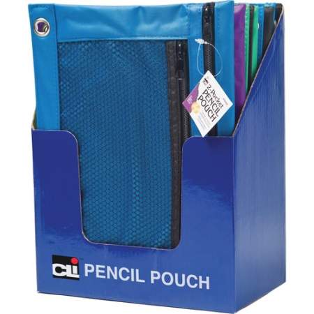 CLI Carrying Case (Pouch) Pencil, Ring Binder - Assorted (76350ST)