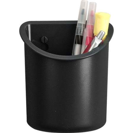 Lorell Recycled Plastic Mounting Pencil Cup (80668)