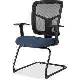 Lorell ErgoMesh Series Mesh Side Arm Guest Chair (8620213)