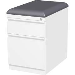 Lorell Mobile Pedestal File with Seating - 2-Drawer (49540)