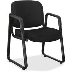 Lorell Black Fabric Guest Chair (84576)