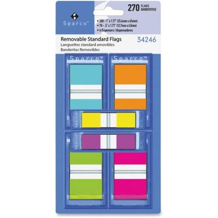 Sparco Assorted Pop-Up Flags Combo Pack (34246)