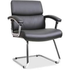 Lorell Sled Base Leather Guest Chair (20019)