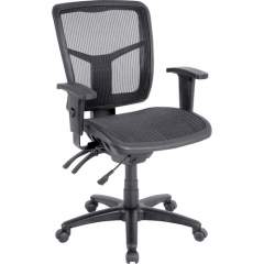 Lorell Mid-Back Swivel Mesh Chair (86904)