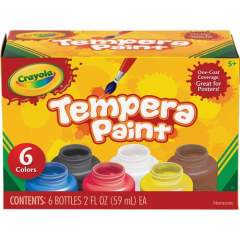 Crayola 6-color Tempera Paint (541997)