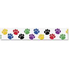 Teacher Created Resources Pawprint Colorful Board Trim (4641)