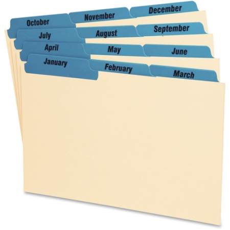 Oxford Laminated Tab Index Card Guides (05813)