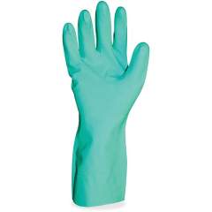 ProGuard Flock Lined 12" Green Nitrile Gloves (8217L)
