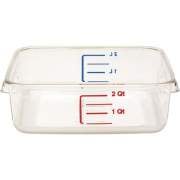 Rubbermaid Commercial Space Saving Square Container (630200CLR)