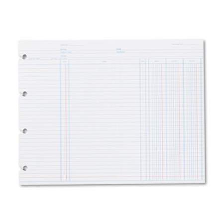 Wilson Jones Accounting, 9.25 x 11.88, White, Loose Sheet, 100/Pack (N2D)