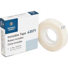 Business Source 1/2" Invisible Tape Refill Roll (43571BX)