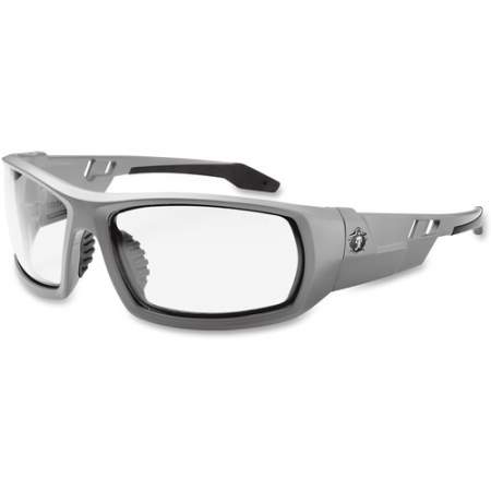 ergodyne Fog-Off Clear Lens/Gray Frame Safety Glasses (50103)