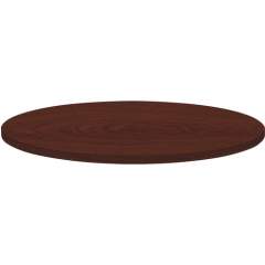 Lorell Round Invent Tabletop - Mahogany (62574)