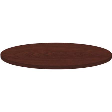 Lorell Round Invent Tabletop - Mahogany (62578)