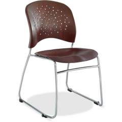 Safco Reve Plastic Wood Back Guest Chair (6810MH)