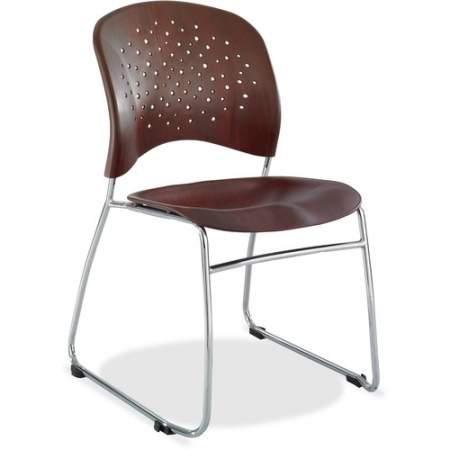 Safco Reve Plastic Wood Back Guest Chair (6810MH)