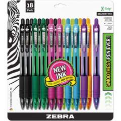 Zebra Pen Z-Grip Retractable Ballpoint Pens (22208)