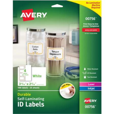 Avery Easy Align ID Label (00756)