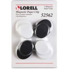 Lorell Plastic Cap Magnetic Paper Clips (52562)