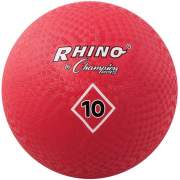 Champion Sports 10 Inch Playground Ball Red (PG10RD)