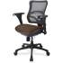 Lorell Mesh Midback Task Chair with Custom Fabric Seat (2097828)