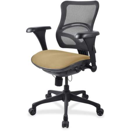 Lorell Mesh Midback Task Chair with Custom Fabric Seat (2097840)