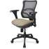 Lorell Mesh Midback Task Chair with Custom Fabric Seat (2097845)