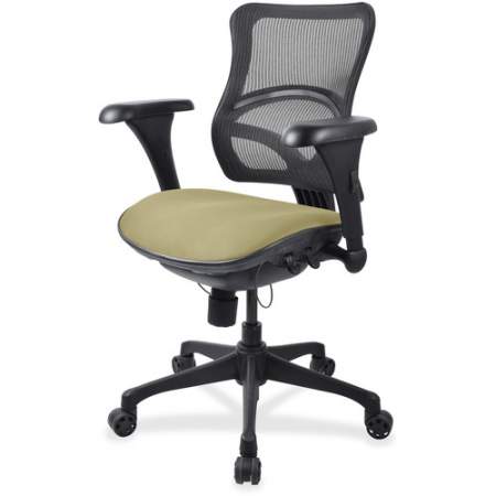 Lorell Mesh Midback Task Chair with Custom Fabric Seat (2097858)