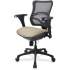 Lorell Mesh Midback Task Chair with Custom Fabric Seat (2097887)