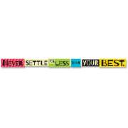 TREND Never Settle For Less Than Your Best Banner (25212)