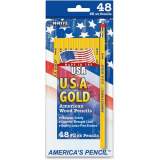 The Write Dudes USA Gold American Wood Pencils (DDX07)