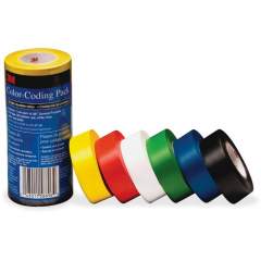 3M Vinyl Tape 764 Color-coding Pack (7641226PK)