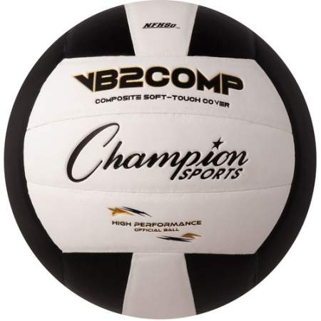 Champion Sports Composite Volleyball Black (VB2BK)