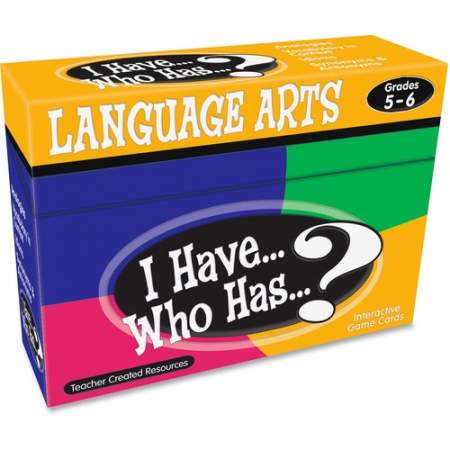 Teacher Created Resources 5&6 I Have Language Arts Game (7832)