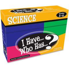Teacher Created Resources Grades 5-6 I Have Who Has Science Game (7859)
